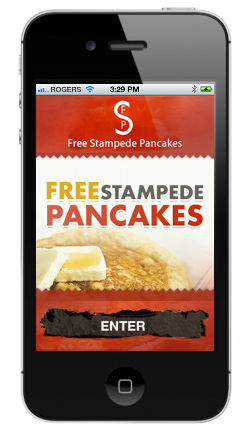 Free Stampede Pancakes iPhone App